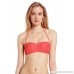 Seafolly Women's Bandeau Bikini Top Swimsuit with Pleated Detail Chili Red B07BZ92VL9